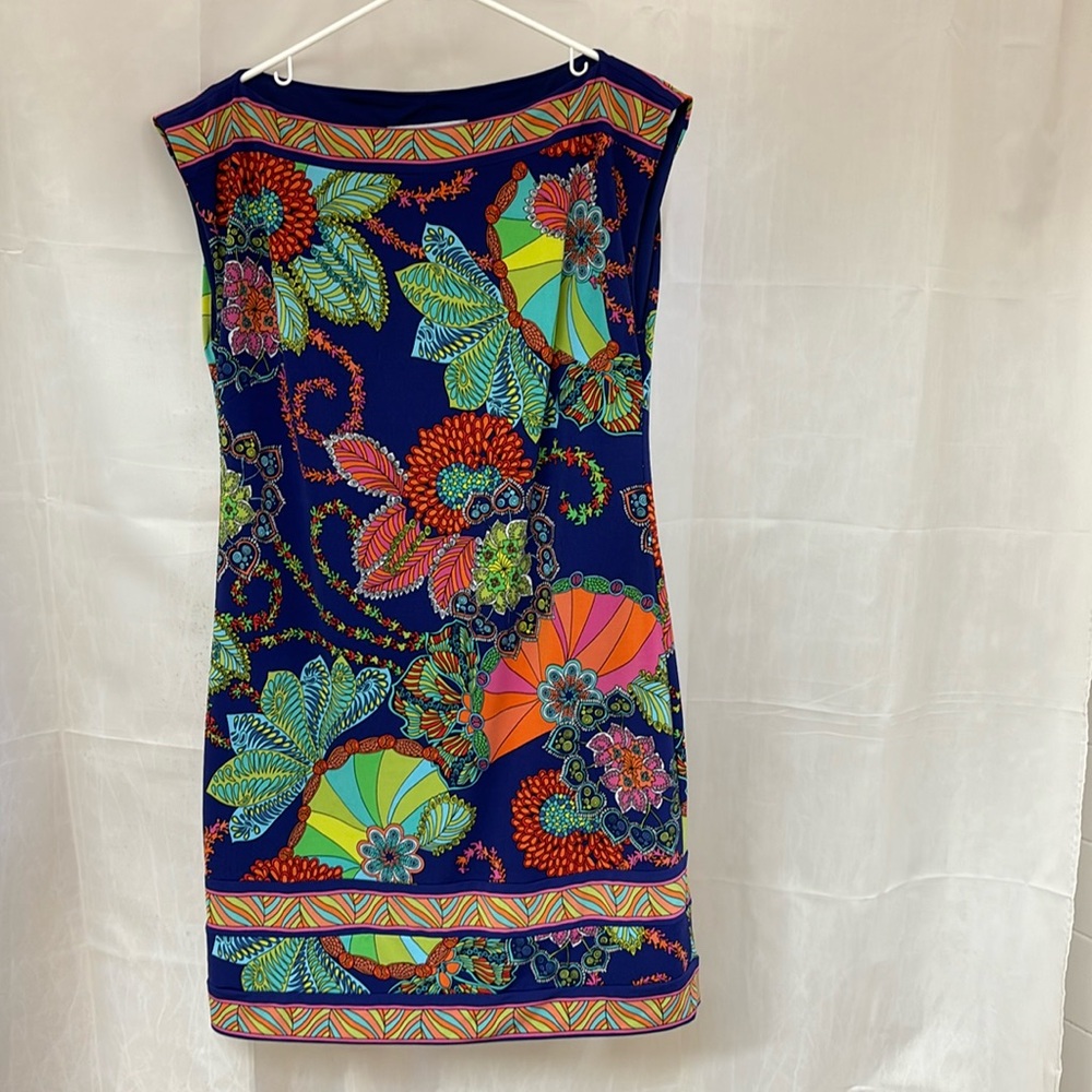 Trina Turk 8 colorful dress